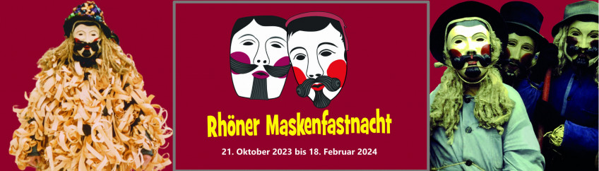 #AUFMACHER# 04.10.2023 Neue Ausstellung: Rhöner Maskenfastnacht